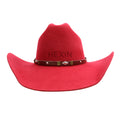 ArtisanFelt™ ArtisanFelt™ Premium 100% Wool Western Cowboy Hat - Classic Fedora Style - Handcrafted Organic Merino Wool