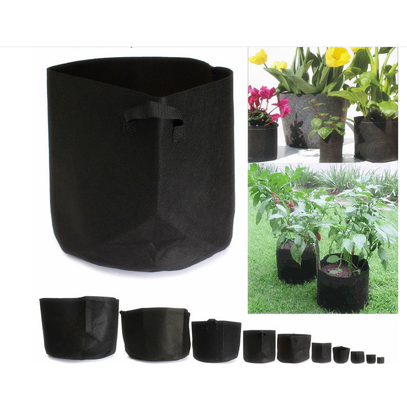 ArtisanFelt™ ArtisanFelt™ 15-Gallon Heavy Duty Felt Grow Bags with Handles (6 Pack) - Handcrafted Organic Merino Wool