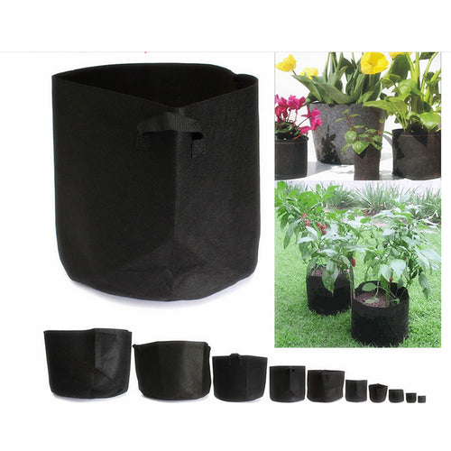 ArtisanFelt™ ArtisanFelt™ 15-Gallon Heavy Duty Felt Grow Bags with Handles (6 Pack) - Handcrafted Organic Merino Wool
