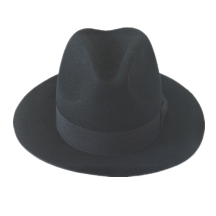 ArtisanFelt™ ArtisanFelt™ Classic Men's Wool Felt Fedora Hat - Vintage Jazz Style - Handcrafted Organic Merino Wool