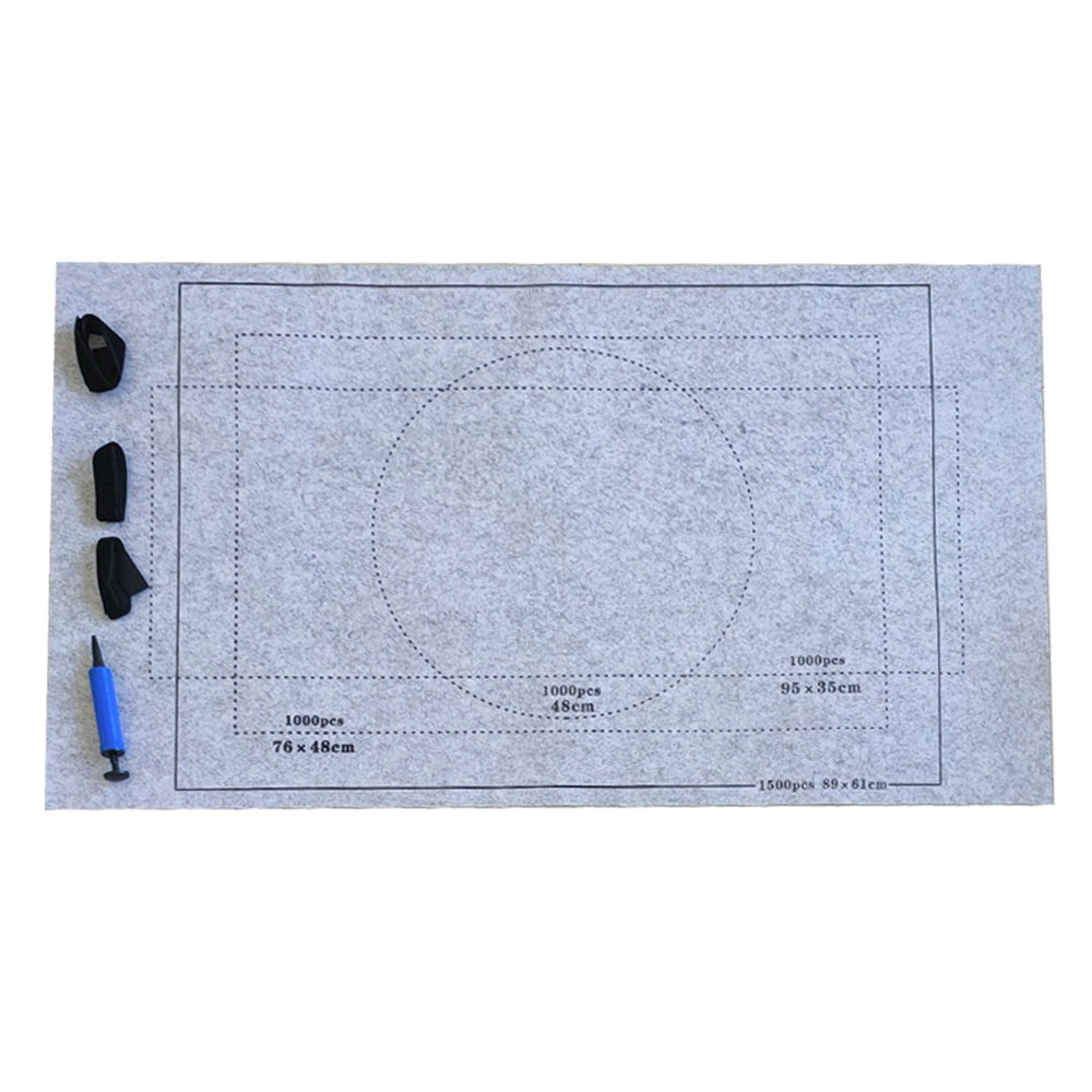 ArtisanFelt™ ArtisanFelt™ Felt Jigsaw Puzzle Roll-Up Mat - Space-Saving Storage - Handcrafted Organic Merino Wool