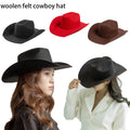 ArtisanFelt™ ArtisanFelt™ Children's Red Felt Cowboy Hat - Fun Adventure Gear - Handcrafted Organic Merino Wool